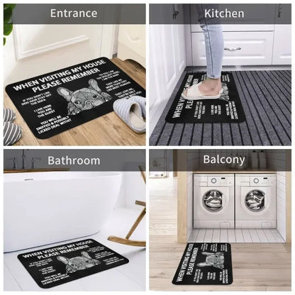 French Bulldog Doormat Mat