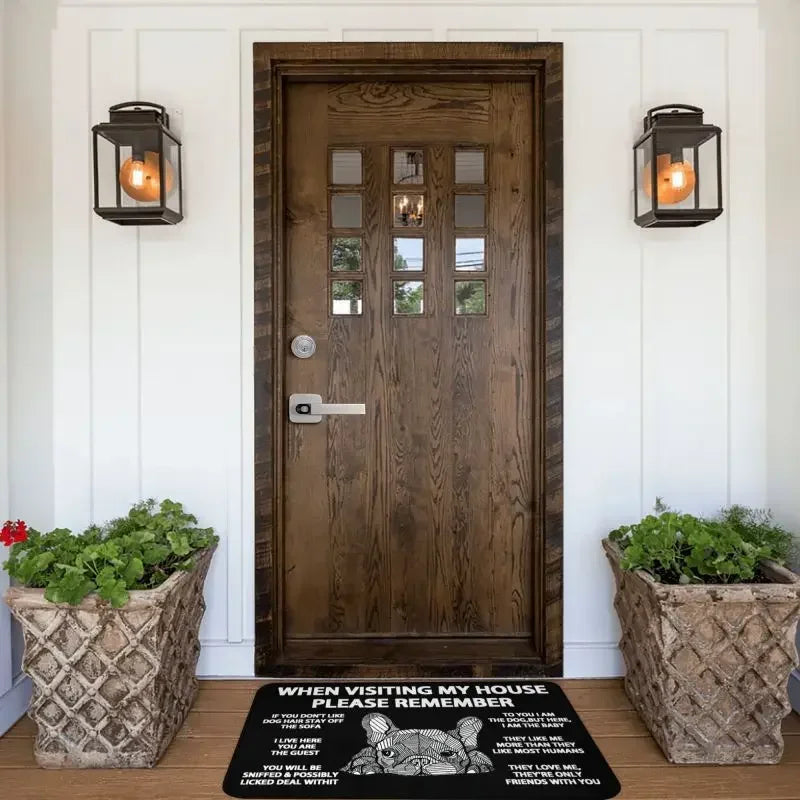 French Bulldog Doormat Mat